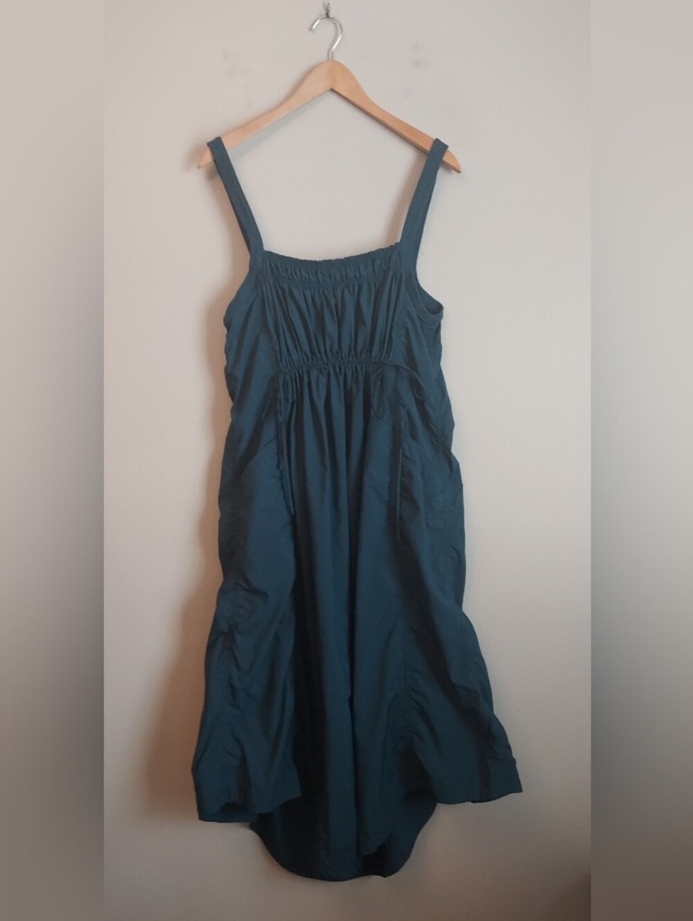 Anthropologie Daily Practice Keeseville Teal Midi Dress Size XL - Picture 3 of 13